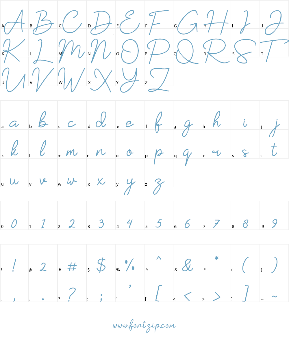 Yesie Font Character